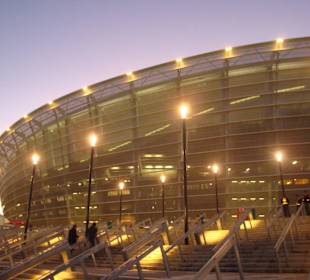 Abendbeleuchtung Stadion