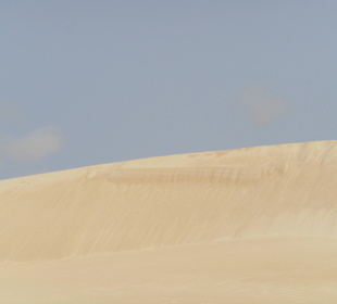 Sand, soweit das Auge reicht