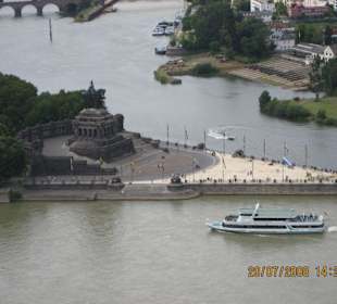 Ausblick aufs Deutsche Eck