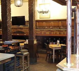 Blick in die Gasträume des "Stiefels"