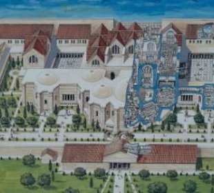 Historischer Thermenplan