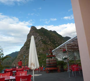 Aussicht von der Terrasse des Restaurants