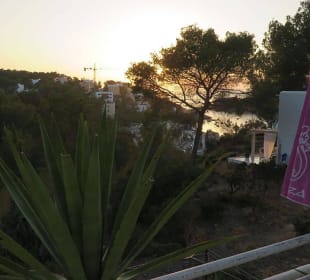 Blick vom Balkon