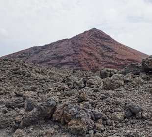 Man kommt der Lava sehr nahe