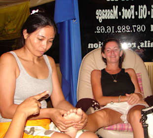 Fuss Reflexzonen Massage