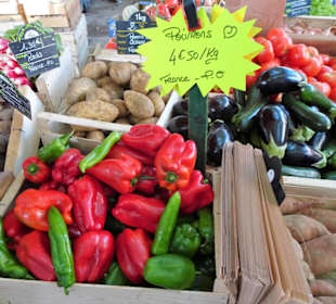 Eindrücke vom Wochenmarkt in Collioure