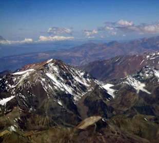 Flug über die Kordillieren