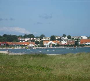 Blick vom angrenzenden Naturschutzgebiet auf Hohw.-Bucht
