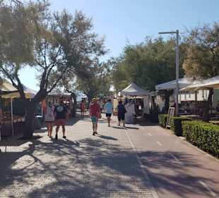 Markt auf der Promenade