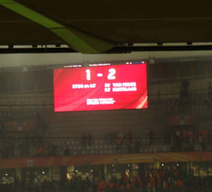 Der Endstand in unserem Spiel