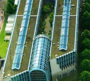 Vom Rheinturm runter verschiedene Fenster