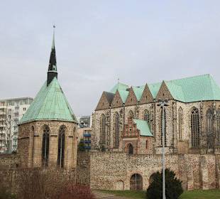 Ansicht Magdalenenkapelle und St. Petri