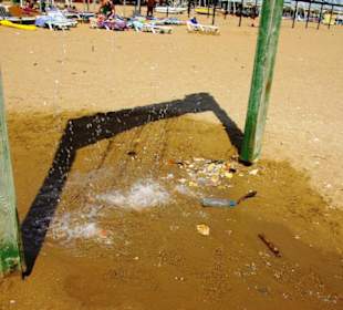 Vom Sunrise Richtung Kumköy-Evrenseki am Strand
