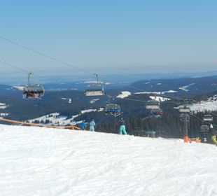Ein Wahnsinnsblick von ganz oben und tolle Abfahrt