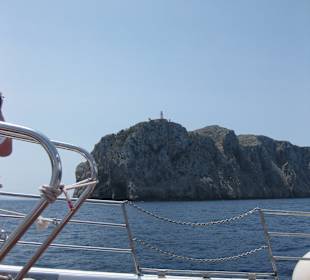 Bootsfahrt zum Leuchtturm von Formentor
