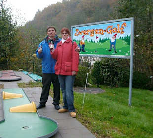 Der Eingang der Minigolf Anlage