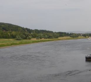 Blick von Loschwitzer Brücke (Blaues Wunder)