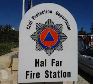 Feuerwehrstation direkt neben dem Center