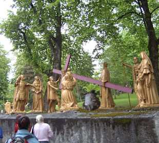 Station auf dem Kreuzweg