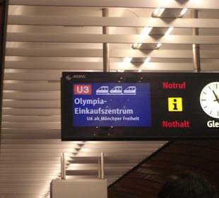 Anzeigetafen München HBf