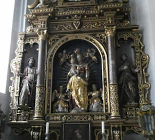 In der St. Andreas-Kirche von Berchtesgaden