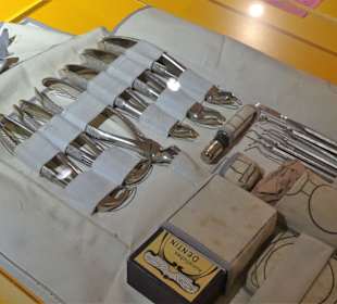 Feldbesteck aus einem Lazarett des I. WK