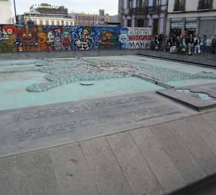 Modell von Tenochtitlán