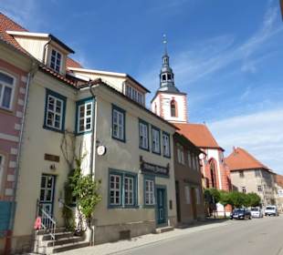 Unterwegs in der Altstadt von Römhild