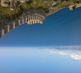 Widok z zamku w Alanyi