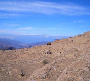 Blick Richtung Teneriffa, Pico del Teide