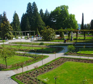 Ruhigerer Bereich auf der Insel Mainau