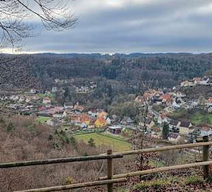 Pfarrfelsen Blick