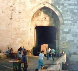 Das Damaskus Tor in Jerusalem