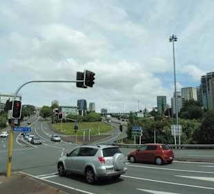 Mit dem Hop on Hop off Bus in Auckland unterwegs