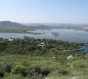 Tolle Aussicht über Udaipur