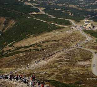 Blick von der Schneekoppe