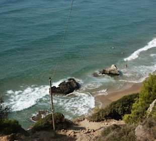 Auf dem Weg zum Beach
