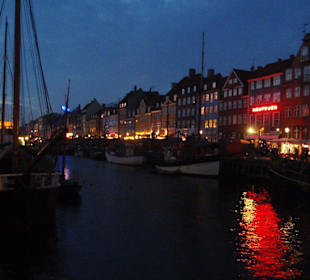 Abends Ansicht Nyhavn