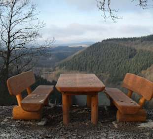 Blick am ersten Anstieg des Lieserpfades