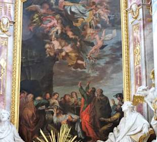 Zentrales Gemälde des Hochaltars der Abteikirche