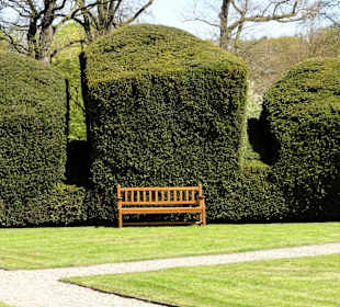 Klostergarten mit 200-jähriger Taxushecke