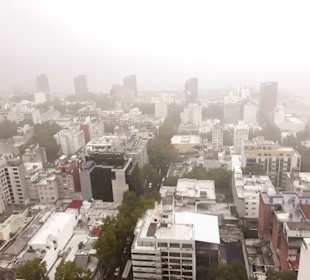 Ausblick bei Regen