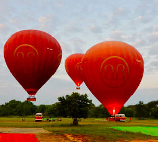 Die ersten Ballons heben ab