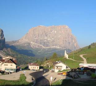 Grödner Joch Blick auf den Langkofel