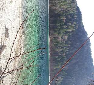 Der in wenigen Minuten zu Fuß ereichbare See