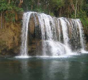 Vodopády na řece Kwai