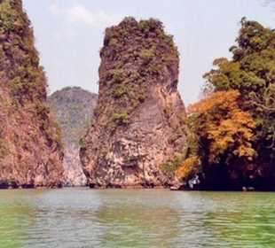 Landschaft Phan Nga Bucht