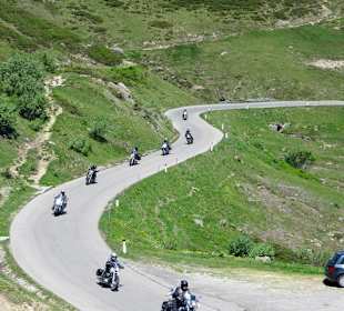 Beliebte Strecke für Motorräder