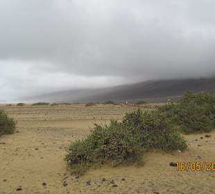 Strand von Cofete bei Regen