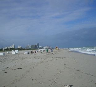 Strand am späten Nachmittag